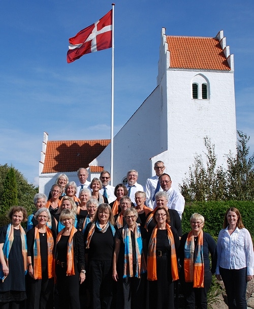 Foto af Slagelsekoret ved en tidligere lejlighed.